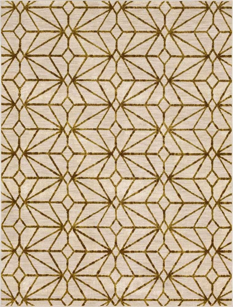 Karastan - Artisan by Scott Living Celeste Brushed Gold 9 6in x 12 11in Area Rug - 91680-10037-114155-SG veiw 1