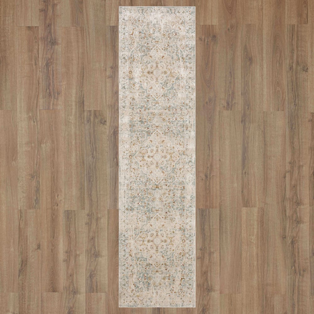Karastan - Ashbourne Blue 2' 6" x 10' Area Rug - R1261 202 030120 IP view 7