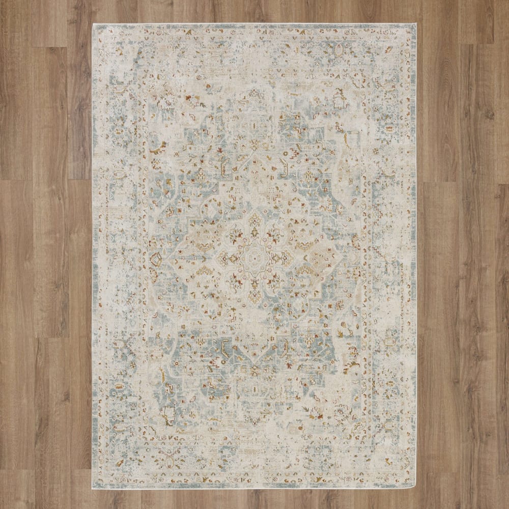 Karastan - Ashbourne Blue 6' 6" x 9' 10" Area Rug - R1261 202 078118 IP view 7