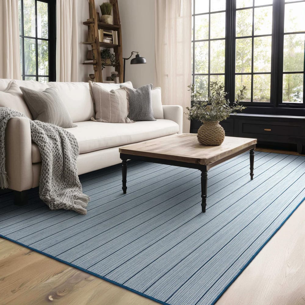 Karastan - Bar Harbor Blue 1' 6" x 1' 6" Area Rug - R1471 103 018018 IR view 7