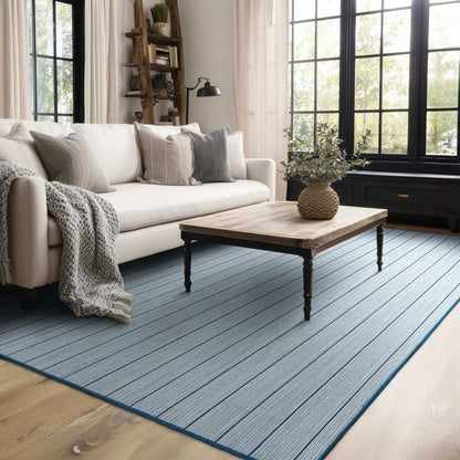 Karastan - Bar Harbor Blue 1' 6" x 1' 6" Area Rug - R1471 103 018018 IR view 7