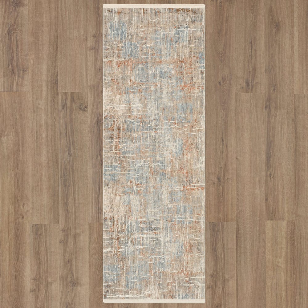 Karastan - Bellisima Beige Cream 2' 7" x 7' 3" Area Rug - R1045 9616 031087 IP view 8