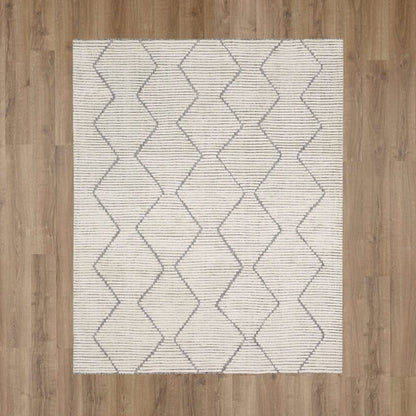 Karastan - Beni Black/white 9' x 12' Area Rug - R1104 3512 108144 DJ view 7