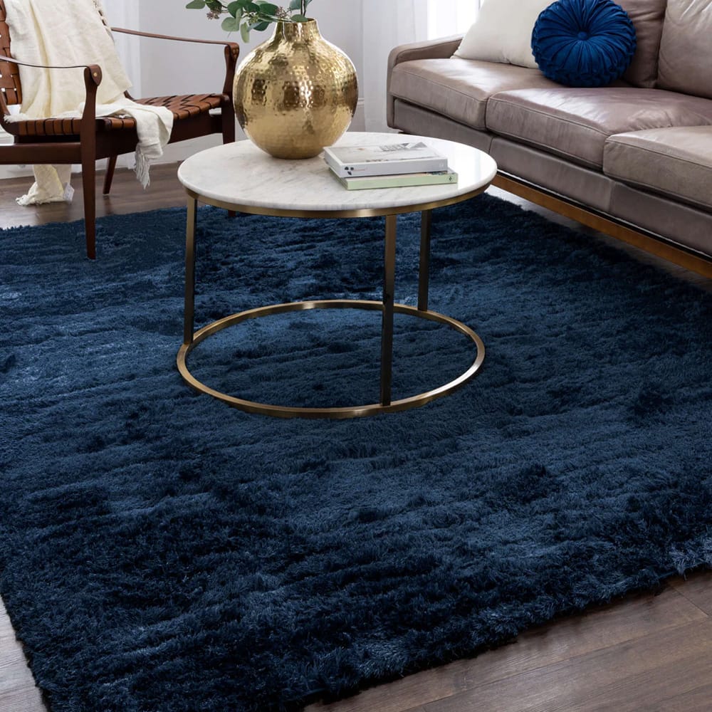 Karastan - Billow Shag Blue 7' 10" x 10' Area Rug - R1148 385 094120 IP view 8