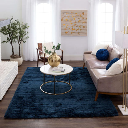 Karastan - Billow Shag Blue 7' 10" x 10' Area Rug - R1148 385 094120 IP view 9