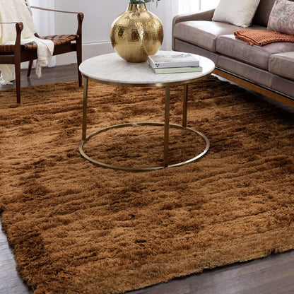 Karastan - Billow Shag Rust 7' 10" x 10' Area Rug - R1148 257 094120 IP view 8