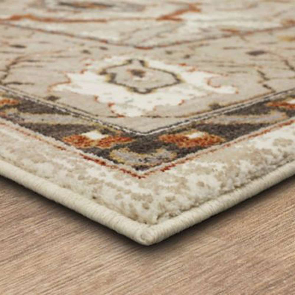 Karastan - Bobby Berk (Series 1) Khamal Alabaster 2 4in x 7 10in Area Rug - 92431-70044-028094-IB veiw 4