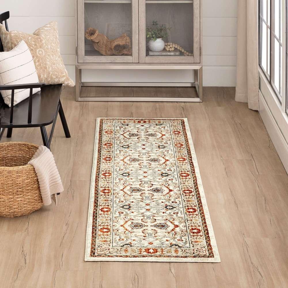 Karastan - Bobby Berk (Series 1) Khamal Alabaster 2 4in x 7 10in Area Rug - 92431-70044-028094-IB veiw 5
