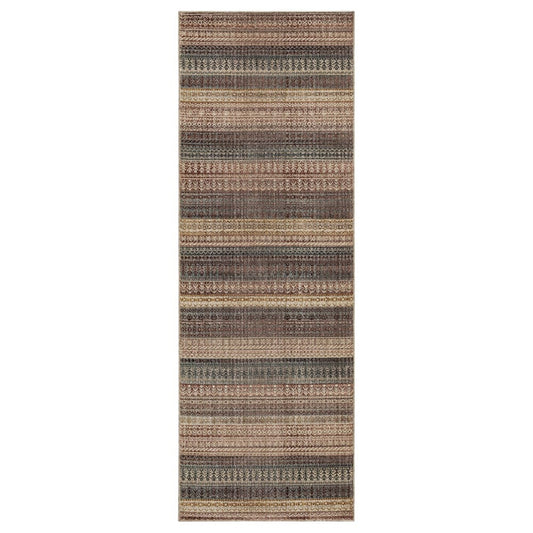 Karastan - Caprice Grey 2' 7" x 7' 3" Area Rug - R1065 131 031087 IP view 1
