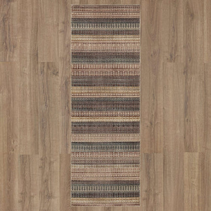 Karastan - Caprice Grey 2' 7" x 7' 3" Area Rug - R1065 131 031087 IP view 7