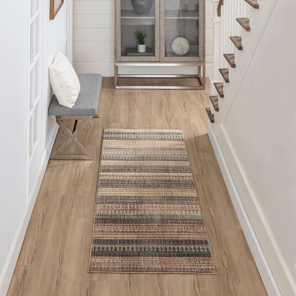 Karastan - Caprice Grey 2' 7" x 7' 3" Area Rug - R1065 131 031087 IP view 8