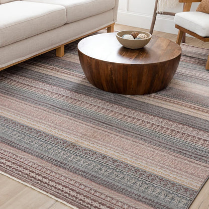 Karastan - Caprice Grey 7' 10" x 10' 3" Area Rug - R1065 131 094123 IP view 8