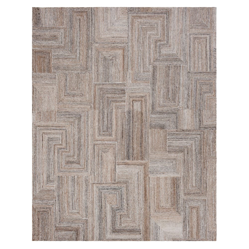 Karastan - Cloverdale Beige Steel 1' 6" x 1' 6" Area Rug - R1416 1041 018018 IR view 1