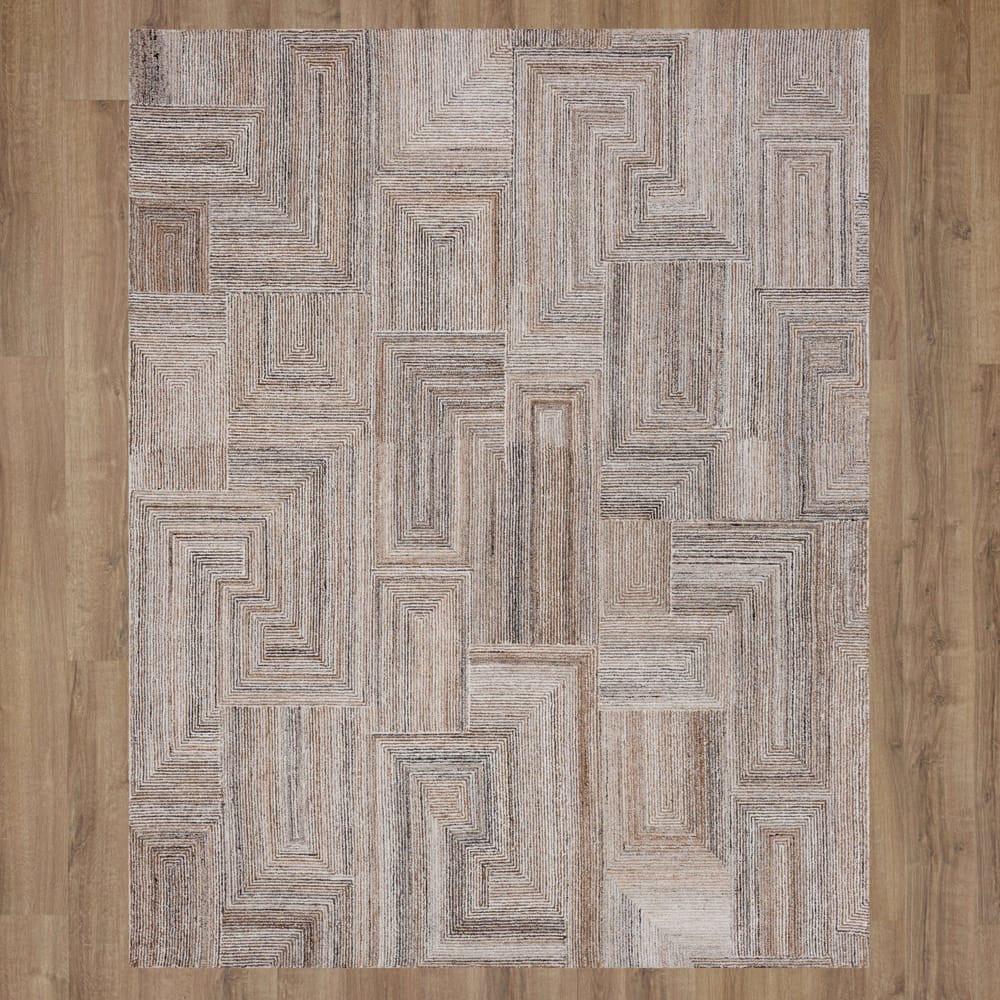Karastan - Cloverdale Beige Steel 9' x 12' Area Rug - R1416 1041 108144 IR view 6