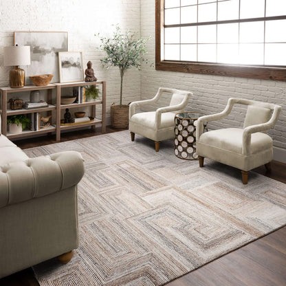 Karastan - Cloverdale Beige Steel 9' x 12' Area Rug - R1416 1041 108144 IR view 7