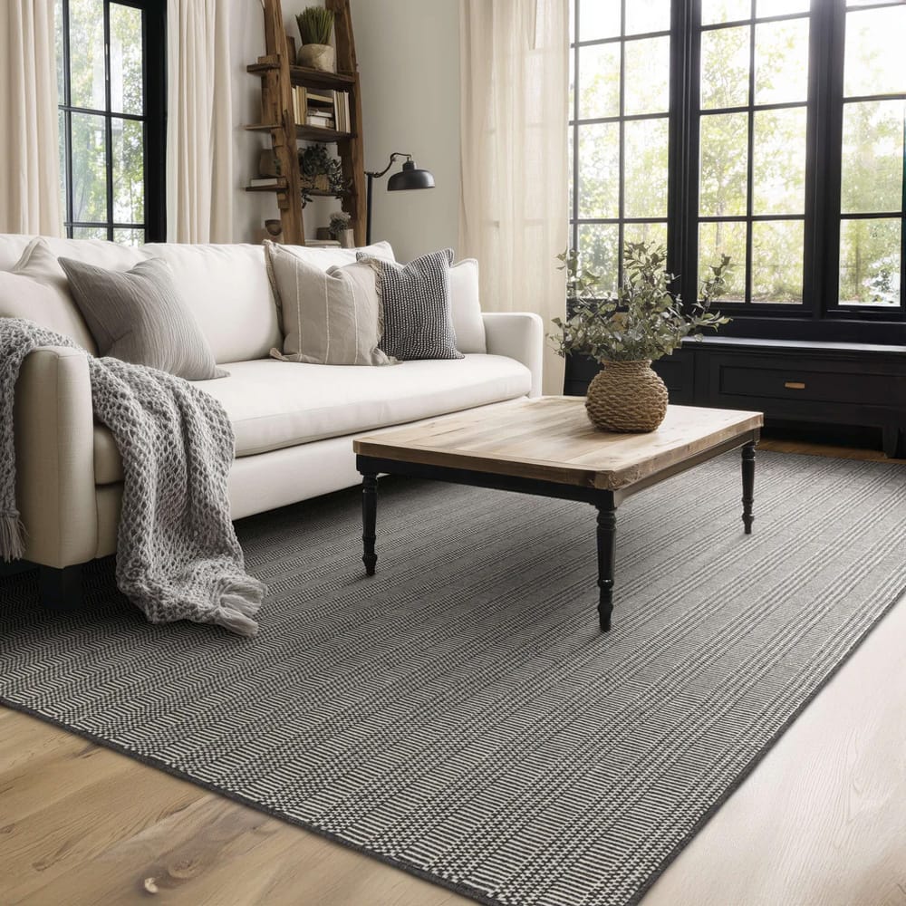 Karastan - Collinsworth Charcoal 6' x 9' Area Rug - R1468 248 072108 IR view 8