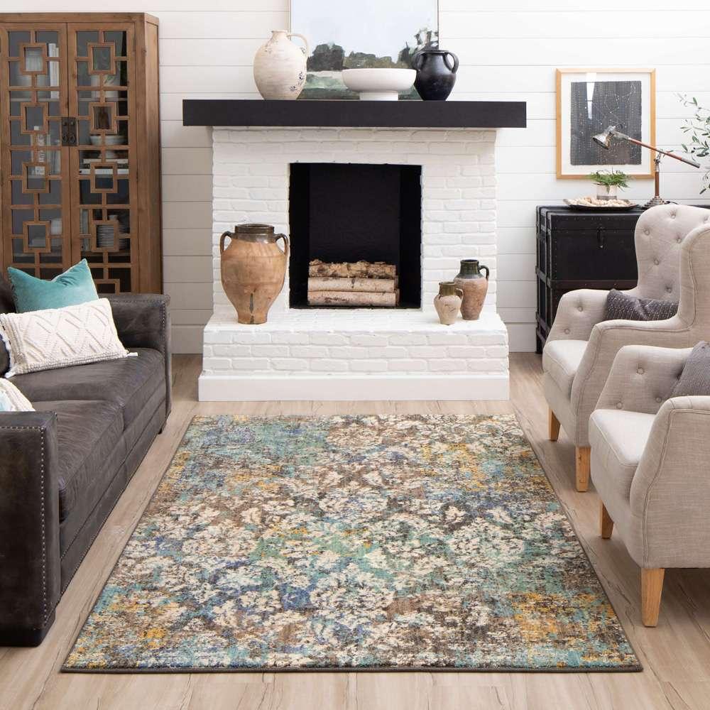 Karastan - Cosmopolitan La Brea Multi 5 3in x 7 10in Area Rug - 90957-90116-063094-IP veiw 4