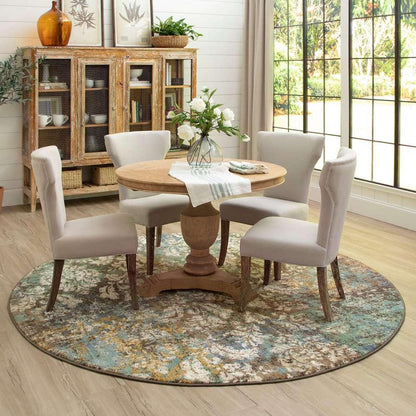 Karastan - Cosmopolitan La Brea Multi 8 x 8 Area Rug - 90957-90116-R096-IP veiw 5