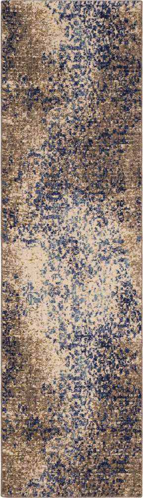 Karastan - Cosmopolitan Nirvana Indigo 2 4in x 7 10in Area Rug - 90953-50134-028094-VL veiw 1