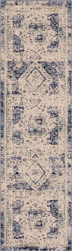Karastan - Cosmopolitan Santee Indigo 2 4in x 7 10in Area Rug - 90960-50134-028094-IP veiw 1