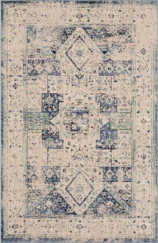 Karastan - Cosmopolitan Santee Indigo 9 6in x 12 11in Area Rug - 90960-50134-114155-IP veiw 1