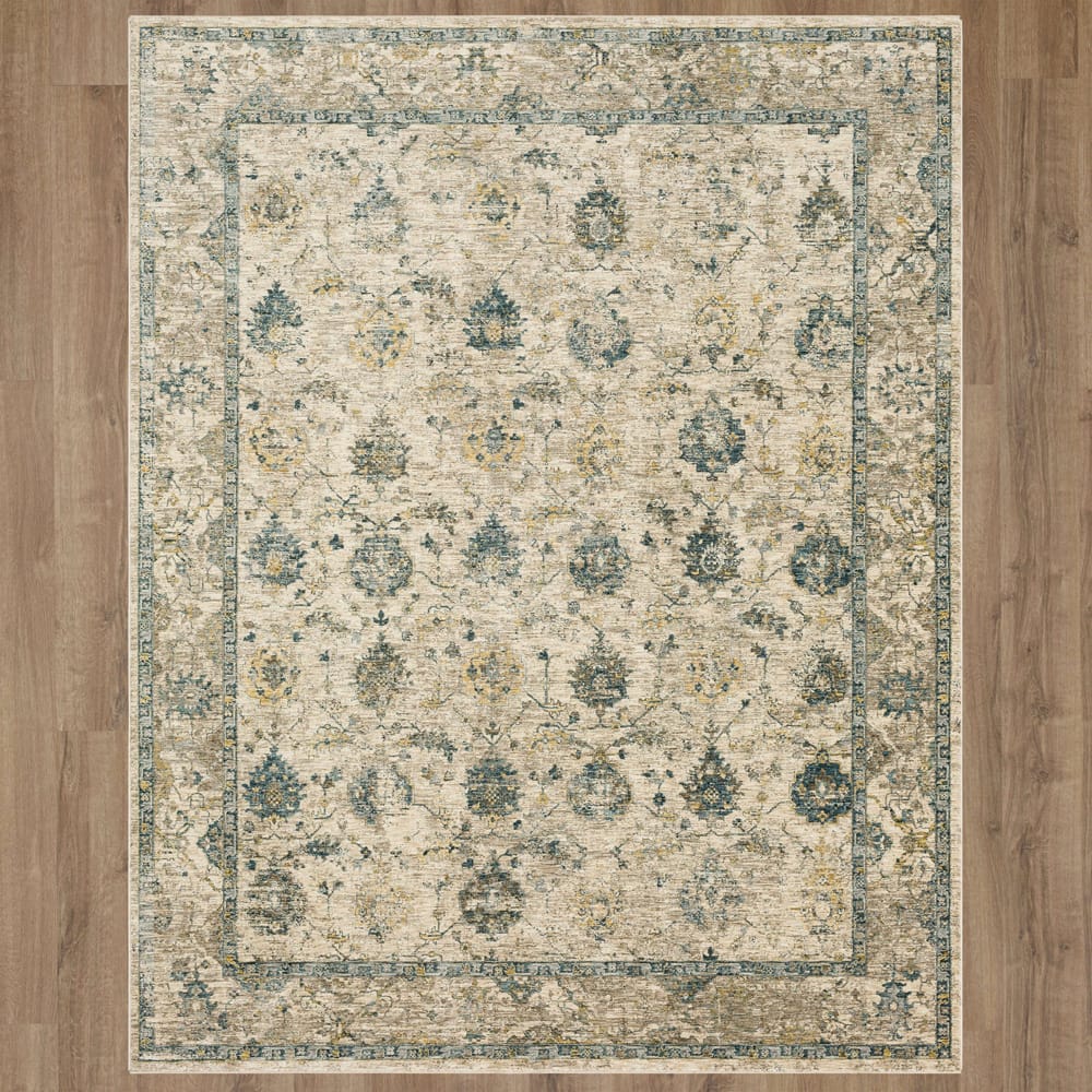 Karastan - Darica Cream 6' 7" x 9' 6" Area Rug - RG844 741 079114 IP view 7