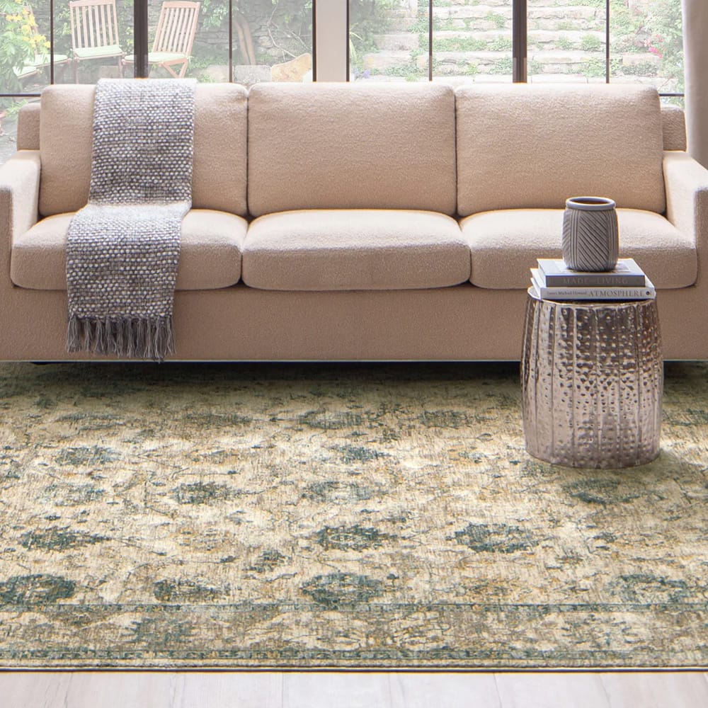 Karastan - Darica Cream 6' 7" x 9' 6" Area Rug - RG844 741 079114 IP view 8