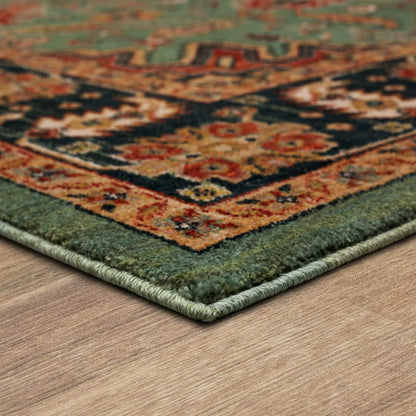 Karastan - Deir Aquamarine 5' 3" x 7' 10" Area Rug - 90665 50123 063094 IR view 4