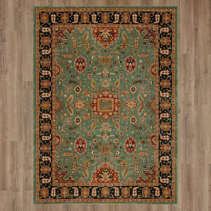 Karastan - Deir Aquamarine 5' 3" x 7' 10" Area Rug - 90665 50123 063094 IR view 7