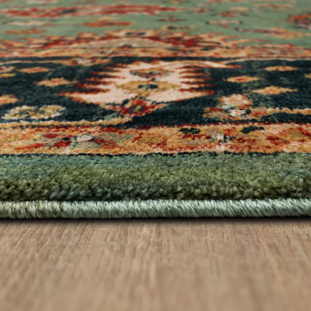 Karastan - Deir Aquamarine 9' 6" x 12' 11" Area Rug - 90665 50123 114155 IR view 5