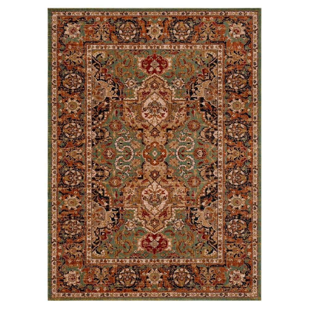 Karastan - Dhahar Aquamarine 5' 3" x 7' 10" Area Rug - 90938 50123 063094 IR view 1