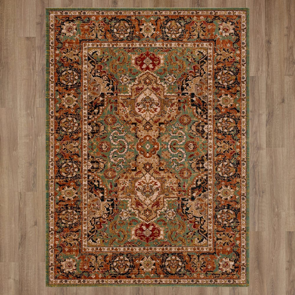 Karastan - Dhahar Aquamarine 8' x 11' Area Rug - 90938 50123 096132 IR view 7