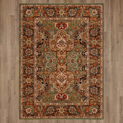 Karastan - Dhahar Aquamarine 8' x 11' Area Rug - 90938 50123 096132 IR view 7