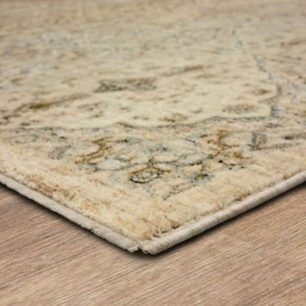 Karastan - Divina Gloriana Cream 5 x 7 10in Area Rug - R1149-238-060094-IP veiw 4
