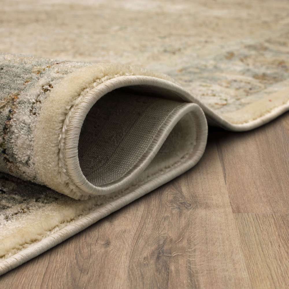 Karastan - Divina Virtuous Grey 2 6in x 7 10in Area Rug - R1152-131-030094-IP veiw 3