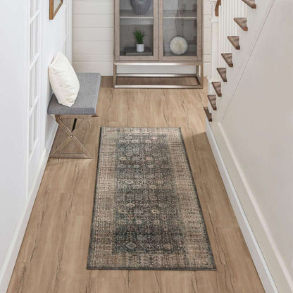 Karastan - Echo Grasole Denim 2 7in x 7 3in Area Rug - R1059-208-031087-IP veiw 5