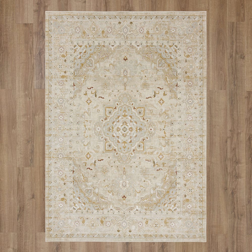 Karastan - Edenhall Cream 10' x 14' Area Rug - R1257 238 120168 IP view 7