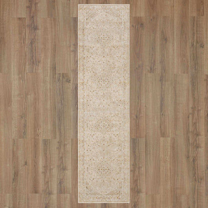 Karastan - Edenhall Cream 2' 6" x 10' Area Rug - R1257 238 030120 IP view 7
