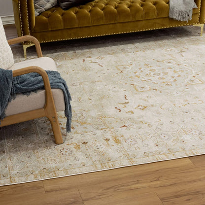 Karastan - Edenhall Cream 2' 6" x 10' Area Rug - R1257 238 030120 IP view 8