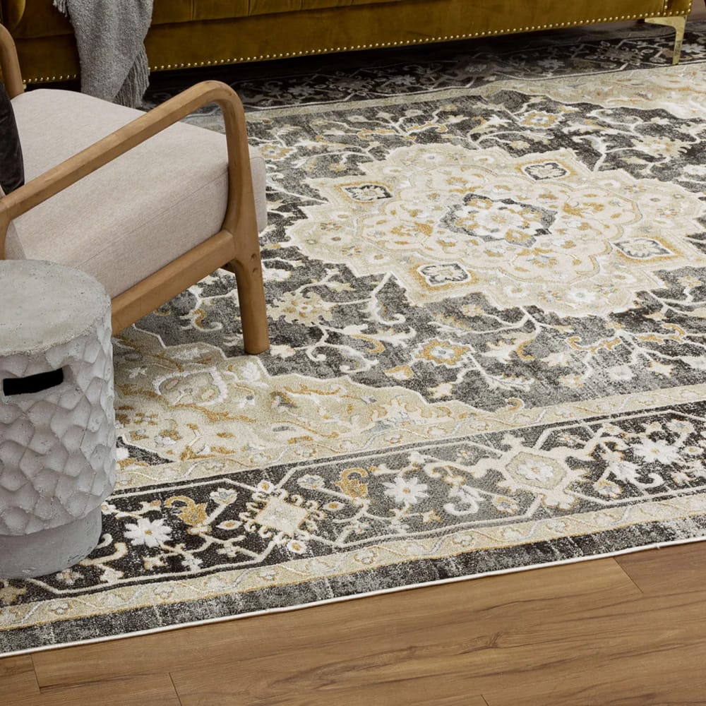 Karastan - Edenhall Gray 2' 6" x 10' Area Rug - R1257 119 030120 IP view 7