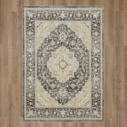 Karastan - Edenhall Gray 5' x 7' 6" Area Rug - R1257 119 060090 IP view 7