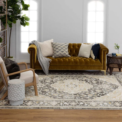 Karastan - Edenhall Gray 5' x 7' 6" Area Rug - R1257 119 060090 IP view 9