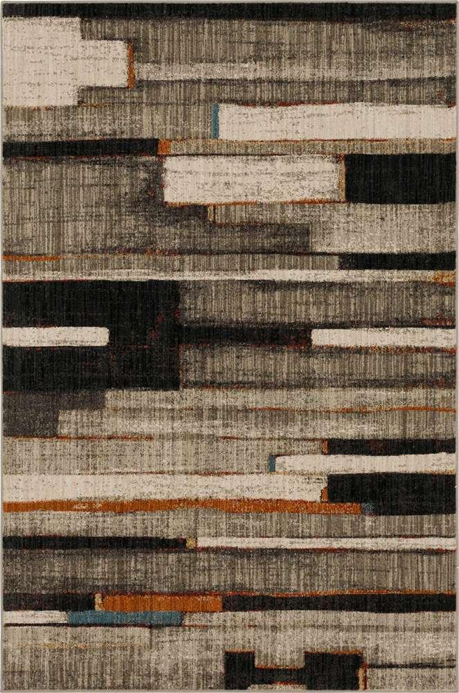Karastan - Elements Compose Charcoal 5 3in x 7 10in Area Rug - 91456-90097-063094-IP veiw 1