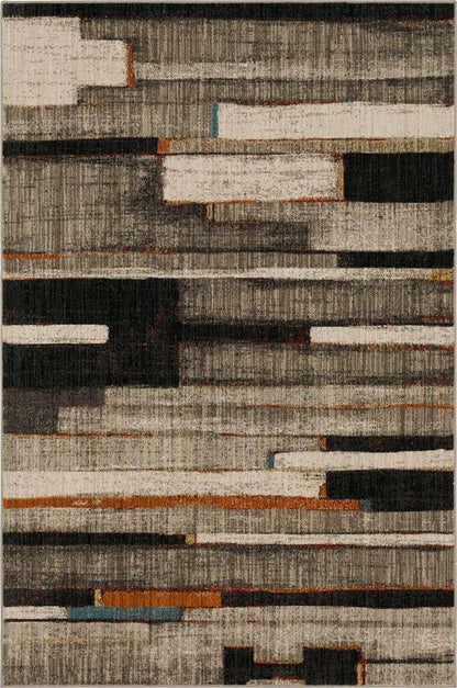 Karastan - Elements Compose Charcoal 5 3in x 7 10in Area Rug - 91456-90097-063094-IP veiw 1