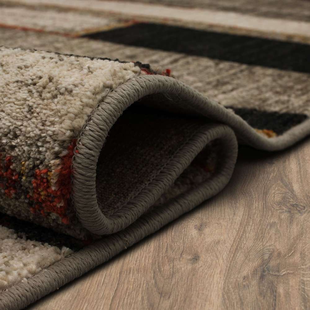 Karastan - Elements Compose Charcoal 5 3in x 7 10in Area Rug - 91456-90097-063094-IP veiw 3
