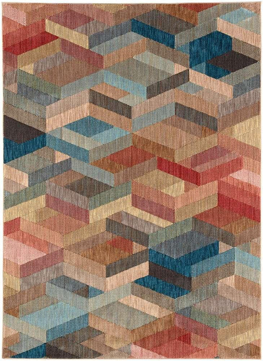 Karastan - Elements Ignite Multi 9 6in x 12 11in Area Rug - 91203-50101-114155-IP veiw 1