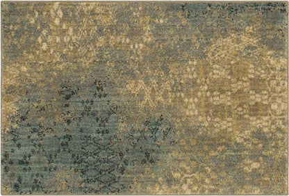 Karastan - Elements Mesmerize Aqua 2 x 3 Area Rug - 91213-60110-024036-IP veiw 1