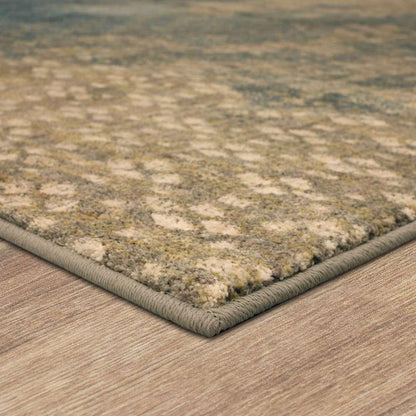 Karastan - Elements Mesmerize Aqua 2 x 3 Area Rug - 91213-60110-024036-IP veiw 4
