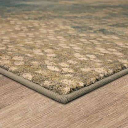 Karastan - Elements Mesmerize Aqua 5 3in x 7 10in Area Rug - 91213-60110-063094-IP veiw 4