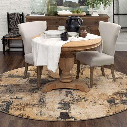 Karastan - Elements Treviso Grey 8 x 8 Area Rug - 91420-90082-R096-IP veiw 5